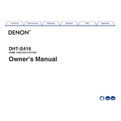 Denon DHT-S416 manual cover