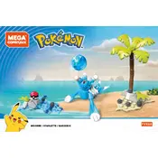 Mega Construx Mattel Pokemon Brionne FVK68 Construction Set manual cover