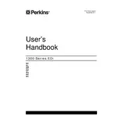 Perkins 1300 Series EDi Engine manual cover