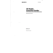 Sony CFD-121 manual cover