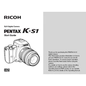 Ricoh Pentax K-S1 manual cover