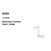 Epson ELPDC07 manual cover