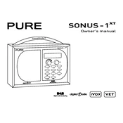 Pure Sonus-1XT manual cover