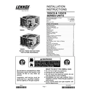 Lennox 10GCS, 12GCS manual cover