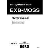 KORG EXB-MOSS manual cover