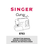 Singer 8763 manual cover