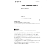 Sony CCD-Z1 manual cover