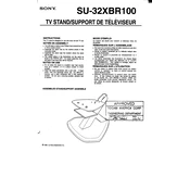 Sony SU-32XBR100 manual cover