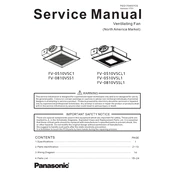 Panasonic FV-0510VSC1, FV-0810VSS1 manual cover