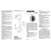 Shure WA360 Microphone manual cover