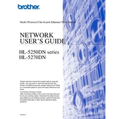 Brother HL5250DN Series manual cover