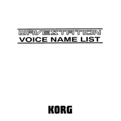 KORG WAVESTATION manual cover