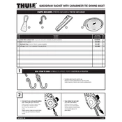 Thule Quick Rachet 855XT manual cover