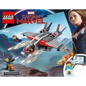 LEGO Captain Marvel 76127 Construction Set manual cover