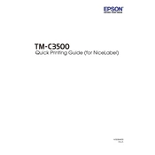 Epson TM-C3500 manual cover