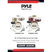 Pyle PDRMKIT72N Drum manual cover