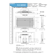 Sony KLV-26HG2 manual cover