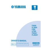 Yamaha F350XCA manual cover