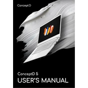 Acer ConceptD 5 CN515-51 manual cover