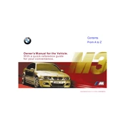 BMW M3 Coupe 3 Series 2001 manual cover