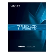 Vizio VMB070 TV manual cover