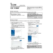 Icom CS-V3MR Software manual cover