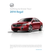 Buick Regal 2014 manual cover