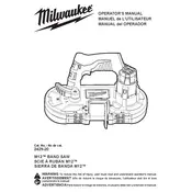 Milwaukee M12 2429-20 Saw manual cover