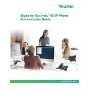 Yealink Skype for Business manual cover