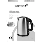 Korona 20300 Kettle manual cover