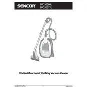 Sencor SVC 5000BL Vacuum Cleaner manual cover