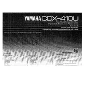 Yamaha CDX-410U Disc Player manual cover