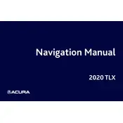 Acura TLX 2020 Sedan manual cover