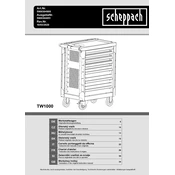 Scheppach TW1000 5909304900 Trolley manual cover