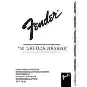 Fender 65 Deluxe Reverb 021-7400-000 120V 60Hz US Amplifier manual cover