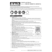 Sealey GDM140F Drill manual cover