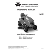 Massey Ferguson 2000 Series 2691221-00 2022 Tractor manual cover