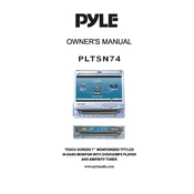 Pyle PLTSN74 Monitor manual cover