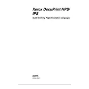 Xerox DocuPrint NPS IPS Page Description Languages Printer manual cover