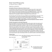 Viessmann Solar Hand Filling Pump Accessory manual cover