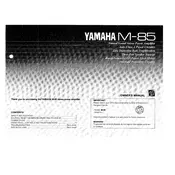 Yamaha M-85 Amplifier manual cover