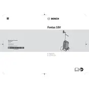 Bosch Fontus 18V Cleaner manual cover