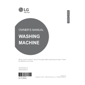 LG WM5000HVA WM5000HVA.ASSEEUS Washing Machine manual cover