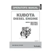 Kubota D662-E Engine manual cover