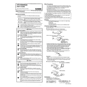 Casio CH-C59200UA Charger manual cover