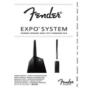 Fender Expo System 6948201900 110V 60Hz TW DS Sound System manual cover