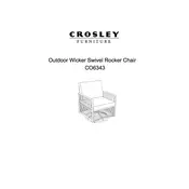 Crosley CO6343 Chair manual cover