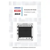 Lowrance Simrad B&G StructureScan HD Transducer manual cover