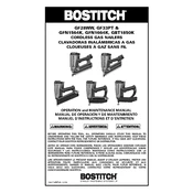 Bostitch GBT1850K Nailer manual cover