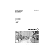 De Dietrich DFS920JE Freezer manual cover